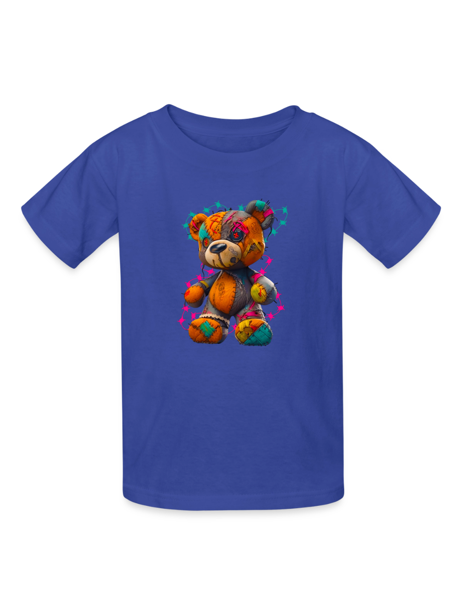 Boys Multicolor Teddy Bear Short Sleeve T-Shirt NicholesGifts