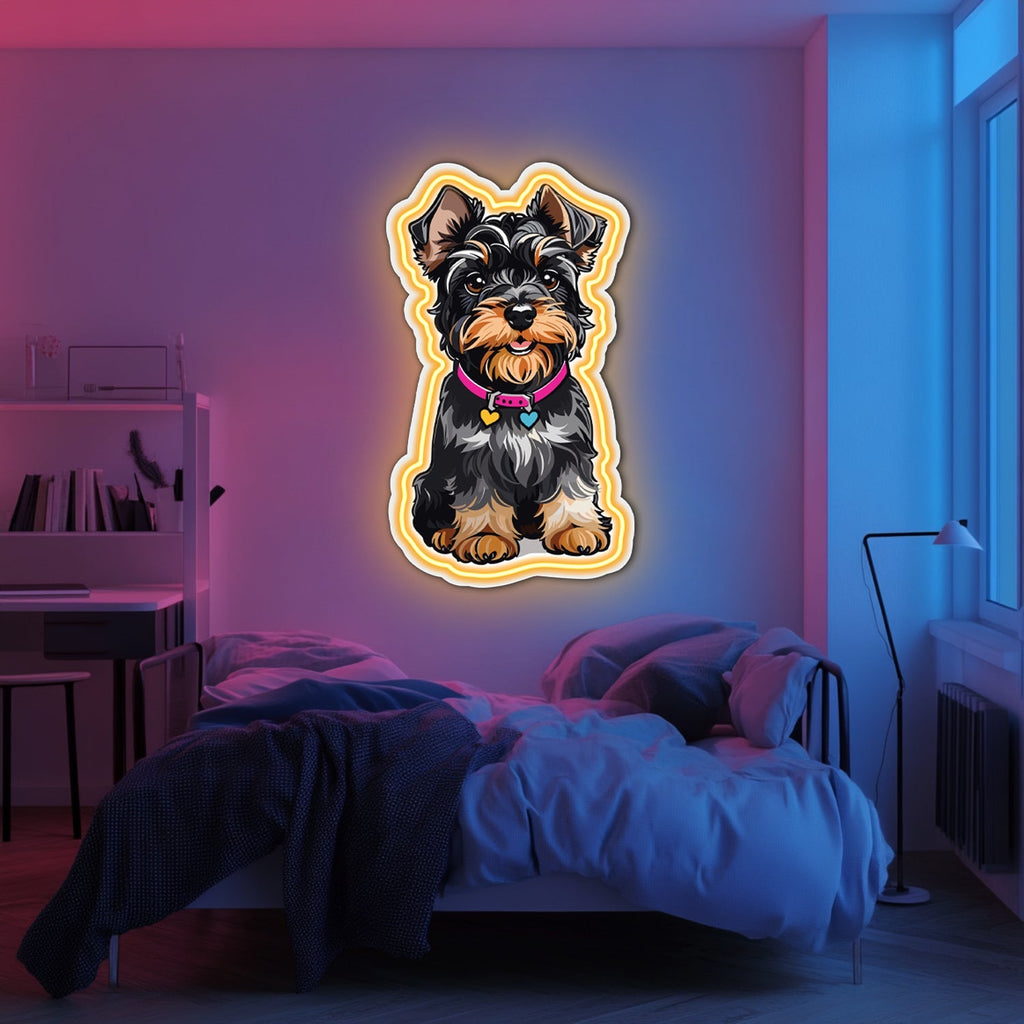 UV Printed Dog Neon Wall Art- LV0083 Liviqon.co