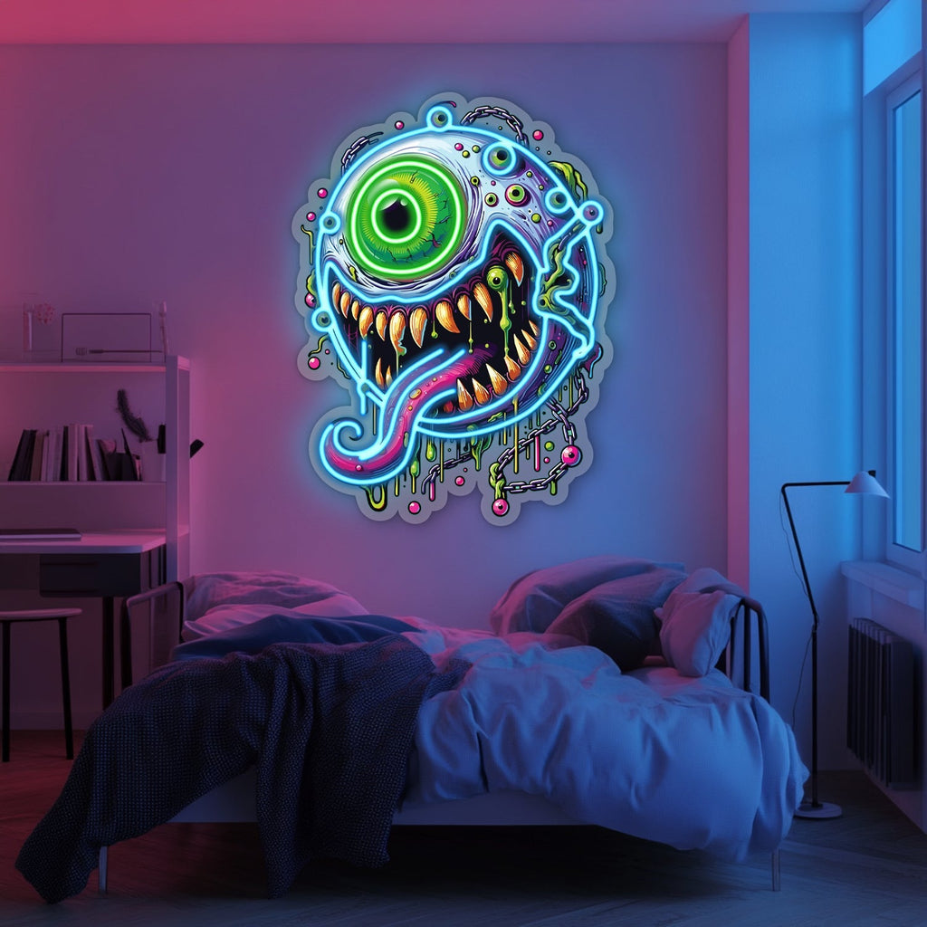 UV Printed Eye Neon Wall Art- LV0072 Liviqon.co