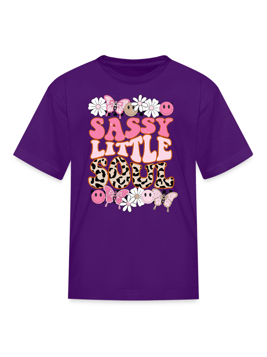 Girls Sassy Little Soul Short Sleeve T-Shirt NicholesGifts