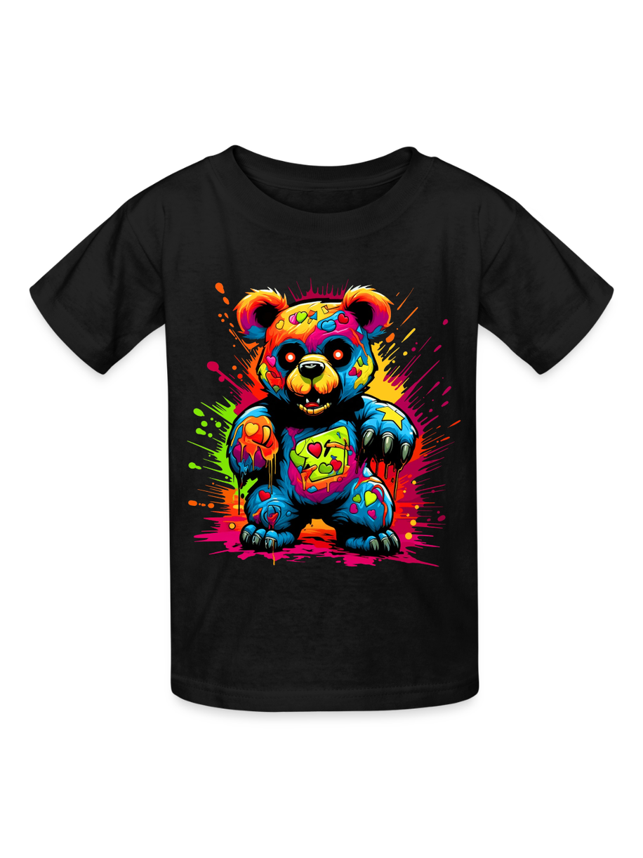 Boys Colorful Teddy Bear Short Sleeve T-Shirt NicholesGifts