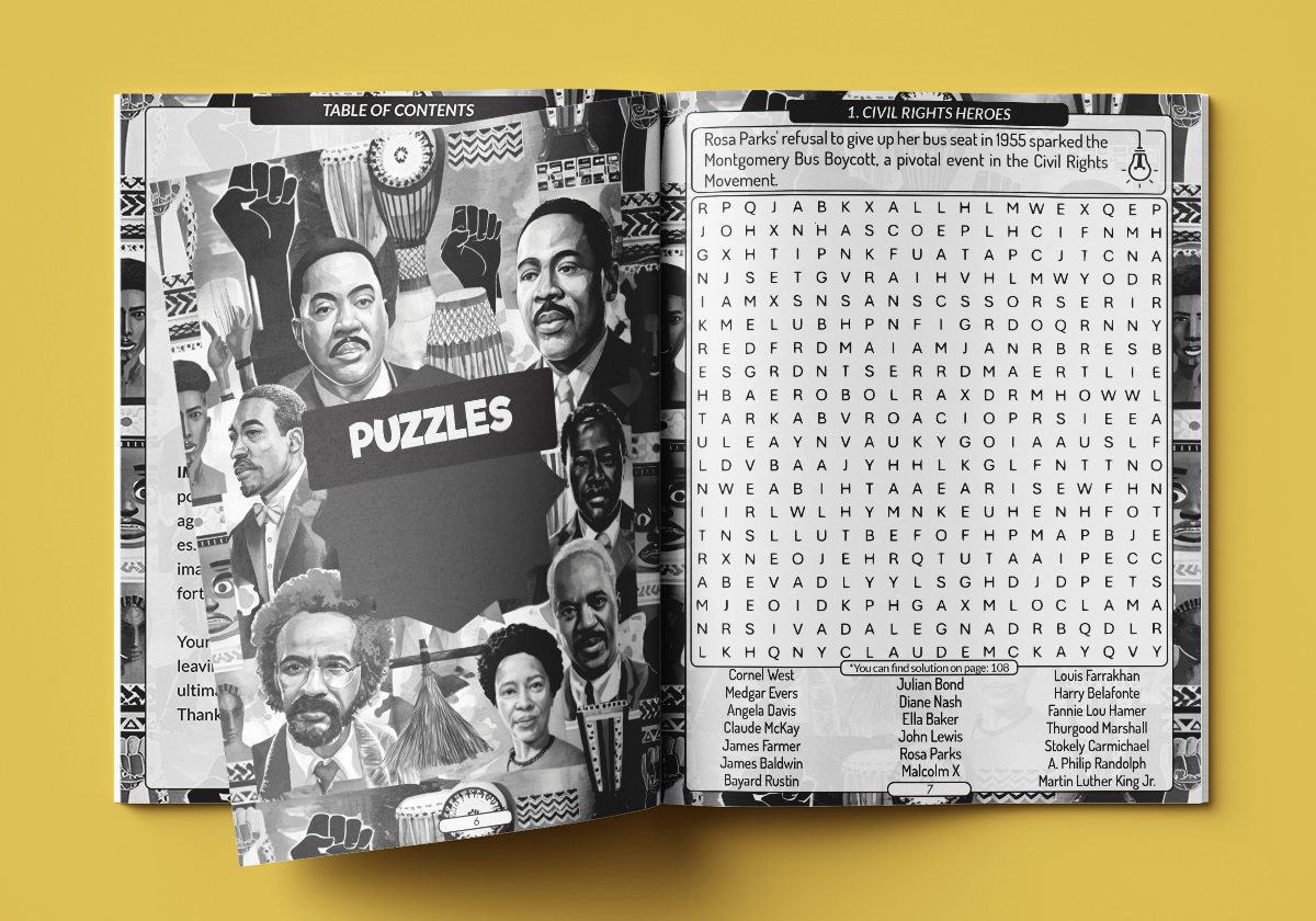 Black History Word Search Imani Oliver