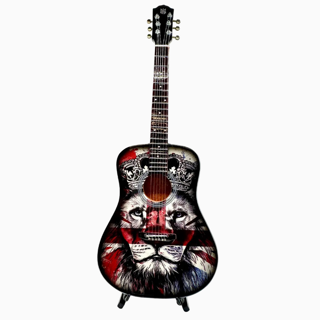 The Lionhearted Collectible Miniature Guitar The Mini Axe