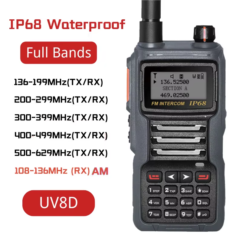 Ruyage Radio 8W Waterproof Walkie-Talkie(UV8D) Ruyage Radio