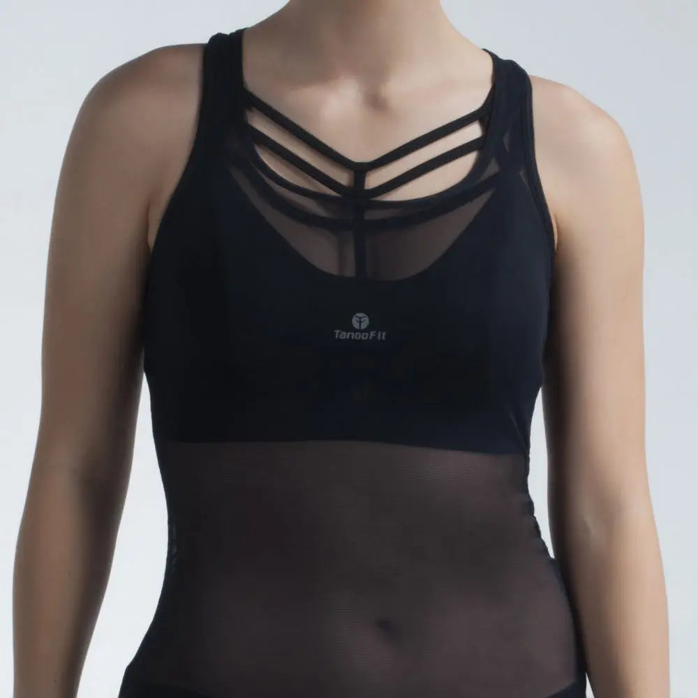 sheer tank top SHEER LOVE TANK women's tank top TangoFit