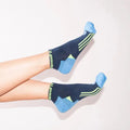navy socks TANGOTEK I SOCKS, NAVY/TURQUOISE/NEON GREEN TangoFit