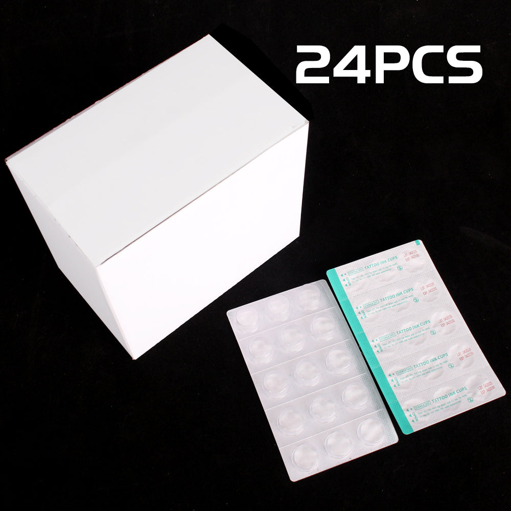Tattoo Ink Cups-EO sterilization-24pcs-15cups/1pcs INKSOULSUPPLY.COM