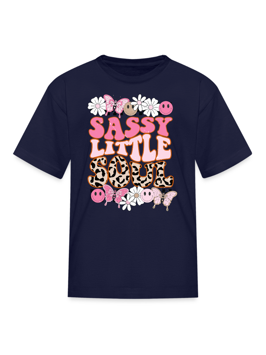 Girls Sassy Little Soul Short Sleeve T-Shirt NicholesGifts