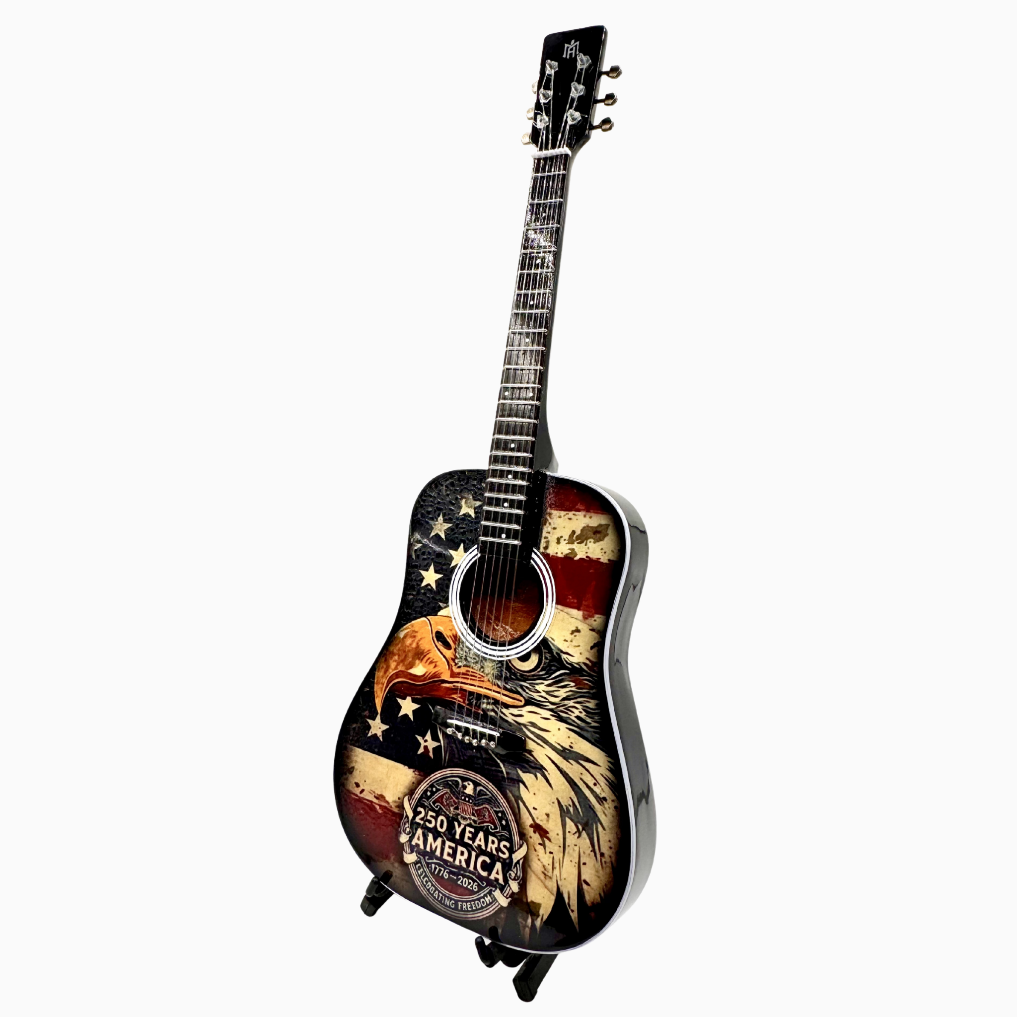 America 250 Miniature Guitar The Mini Axe