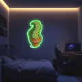 UV Printed Cactus Neon Wall Art- LV0061 Liviqon.co