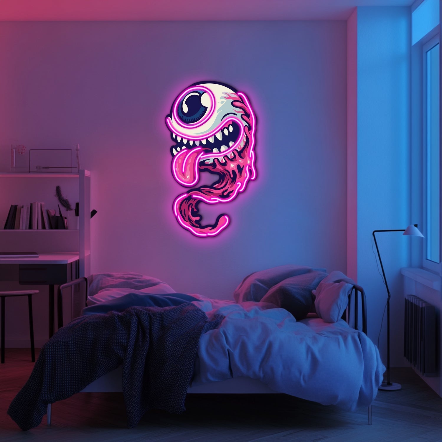 UV Printed Eye Neon Wall Art- LV0071 Liviqon.co