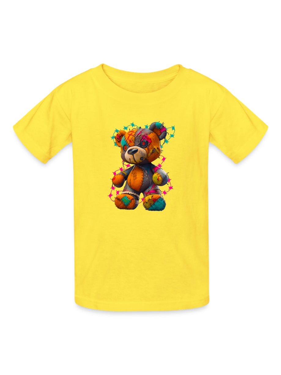 Boys Multicolor Teddy Bear Short Sleeve T-Shirt NicholesGifts