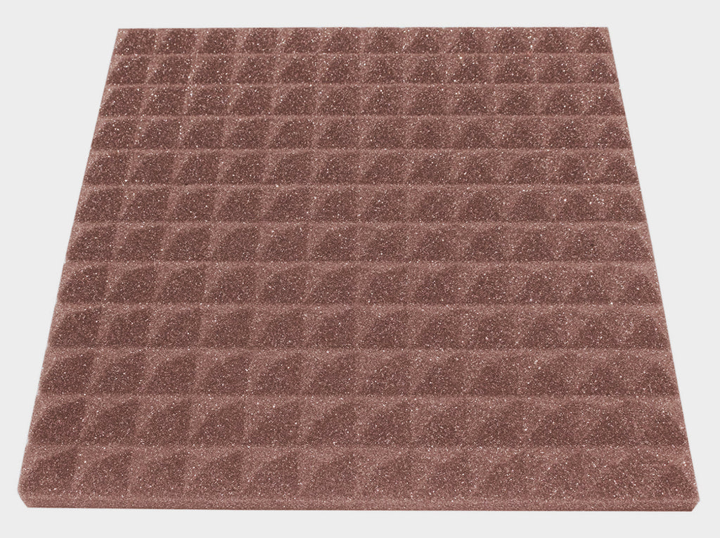 1 Inch Acoustic Foam Pyramid Style Panels - 13 Color Options SoundAssured