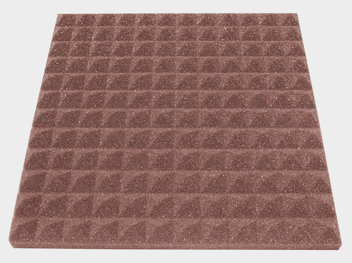 1 Inch Acoustic Foam Pyramid Style Panels - 13 Color Options SoundAssured