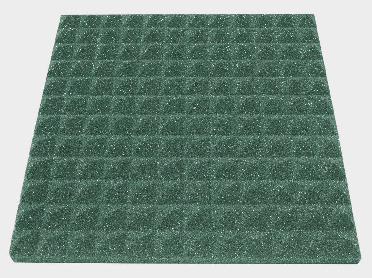 1 Inch Acoustic Foam Pyramid Style Panels - 13 Color Options SoundAssured