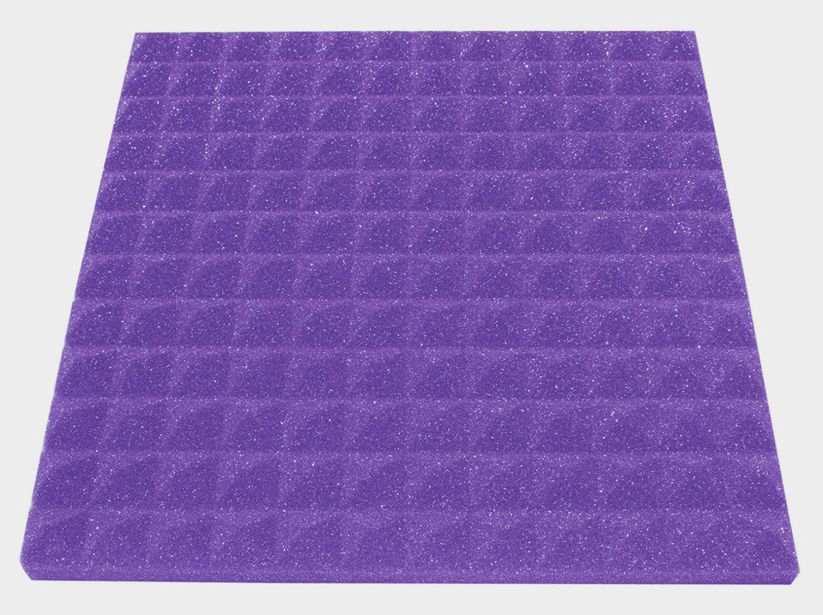 1 Inch Acoustic Foam Pyramid Style Panels - 13 Color Options SoundAssured