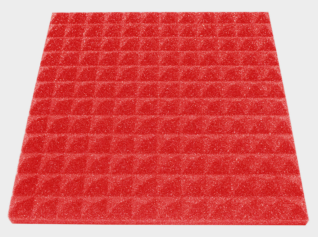 1 Inch Acoustic Foam Pyramid Style Panels - 13 Color Options SoundAssured