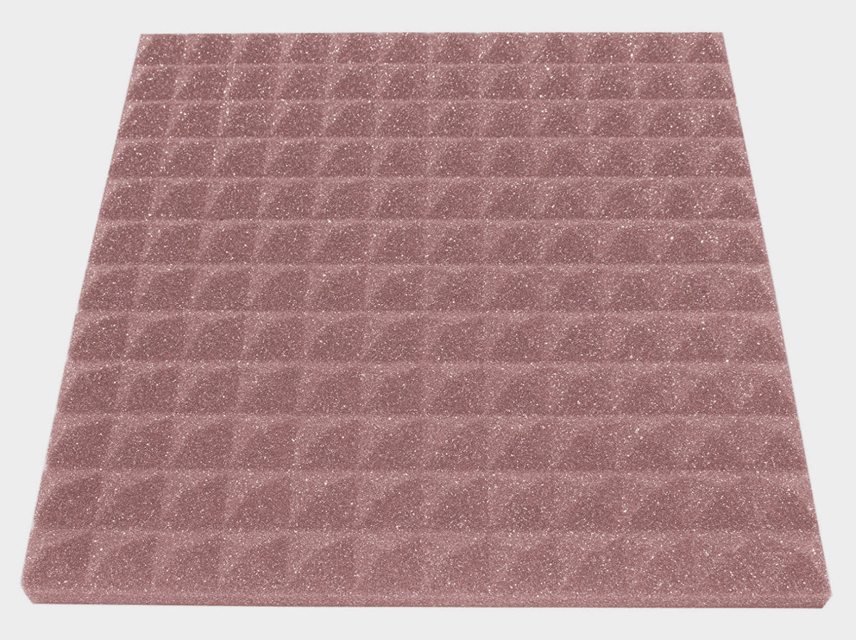 1 Inch Acoustic Foam Pyramid Style Panels - 13 Color Options SoundAssured