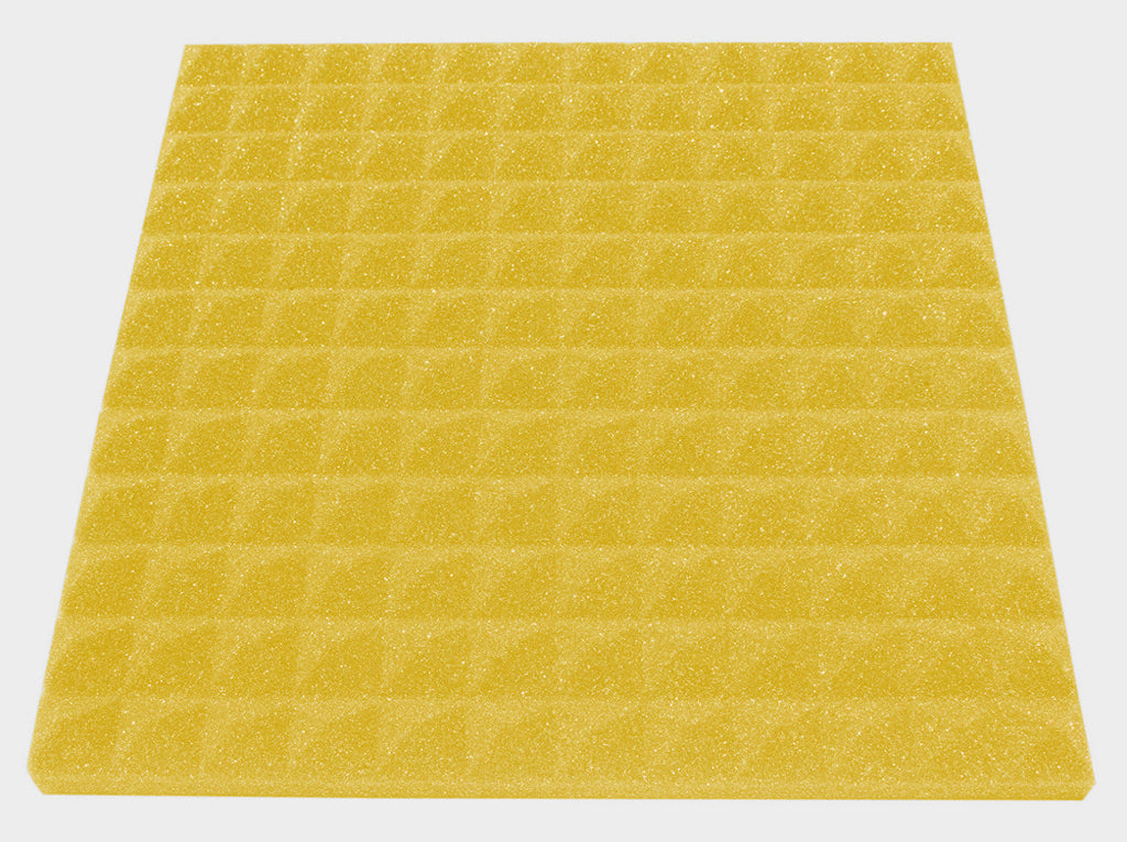 1 Inch Acoustic Foam Pyramid Style Panels - 13 Color Options SoundAssured