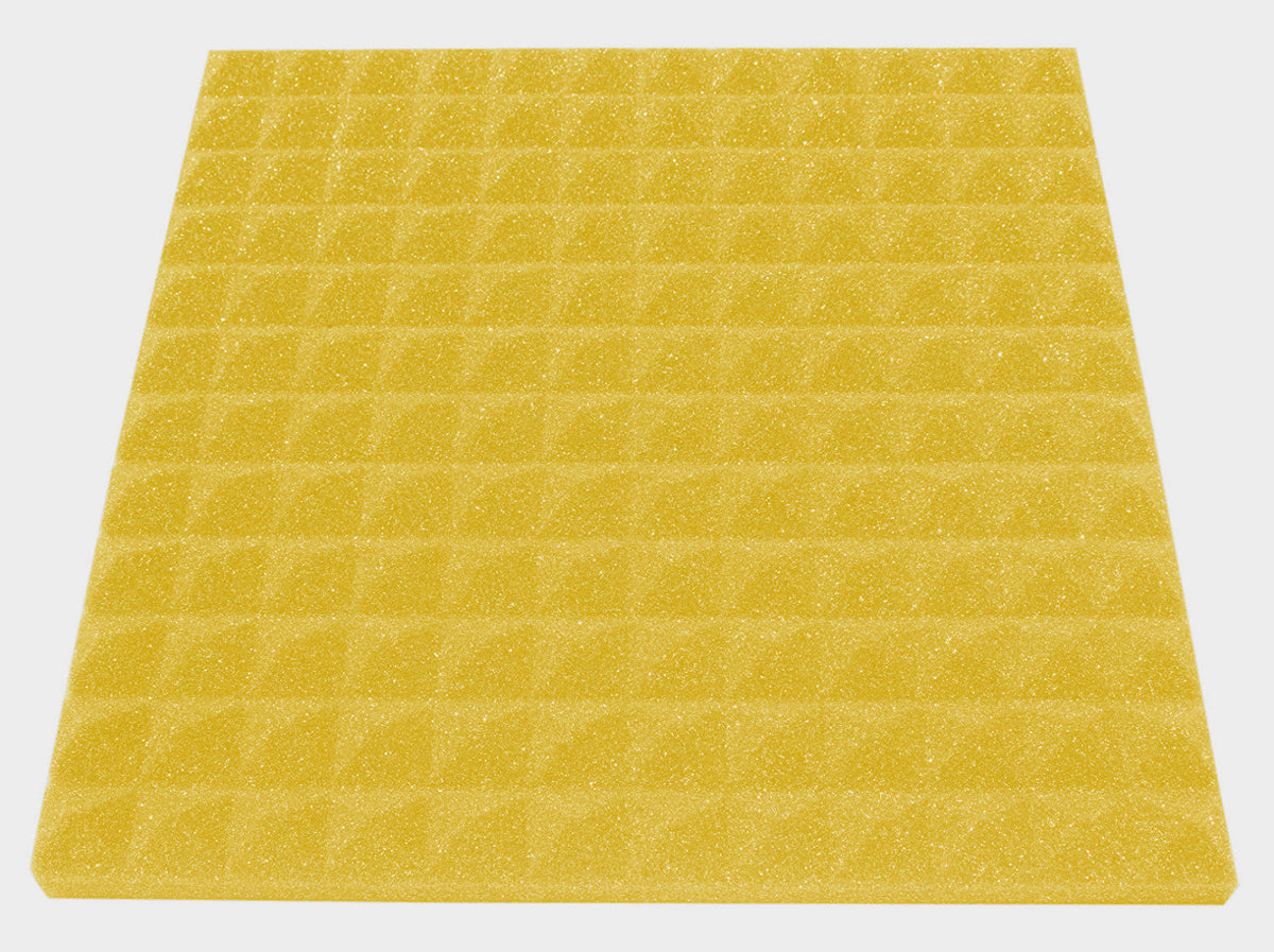 1 Inch Acoustic Foam Pyramid Style Panels - 13 Color Options SoundAssured