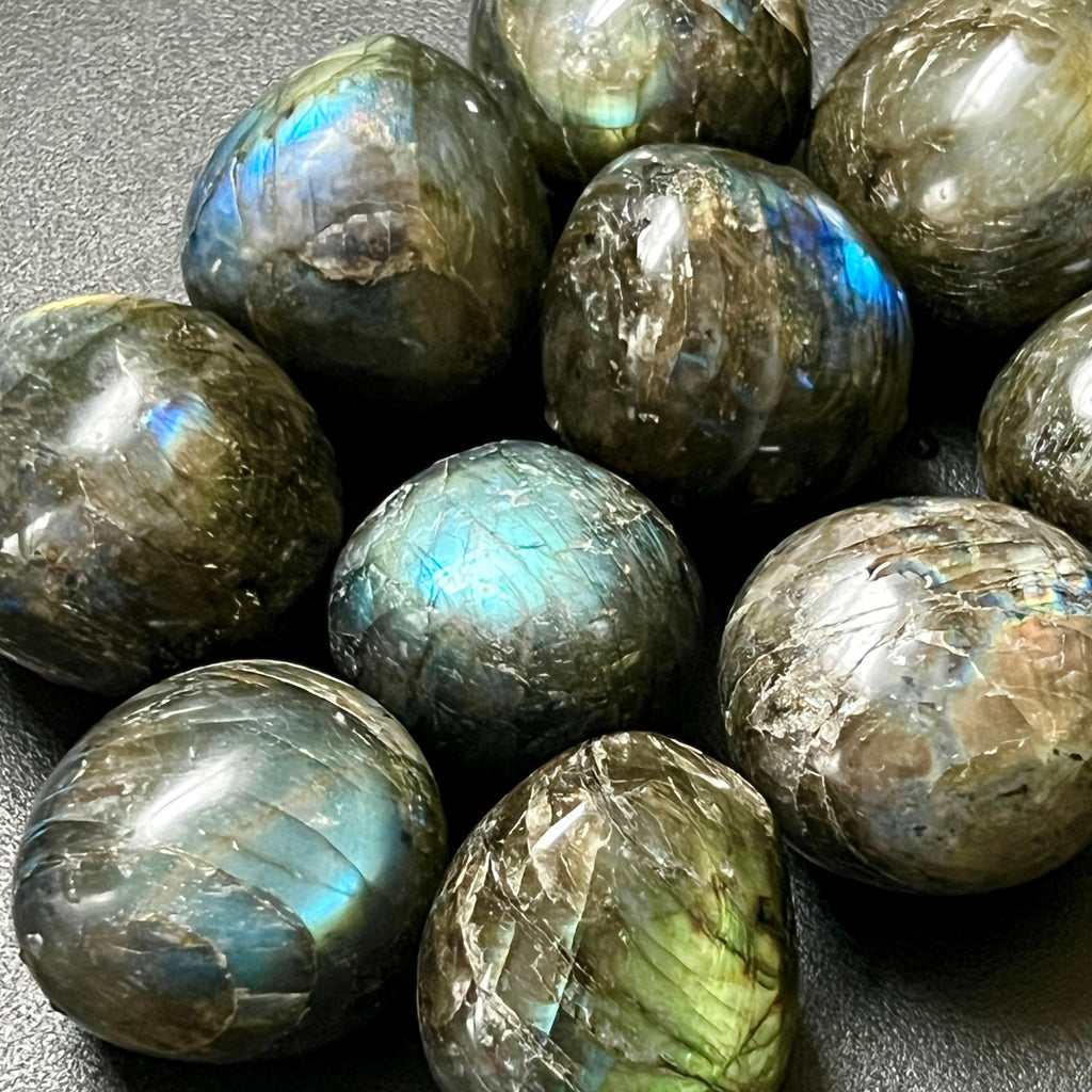 Large Flashy Labradorite Tumbled Stones (By The Piece Or Pound) Wholesale Amazing Crystals