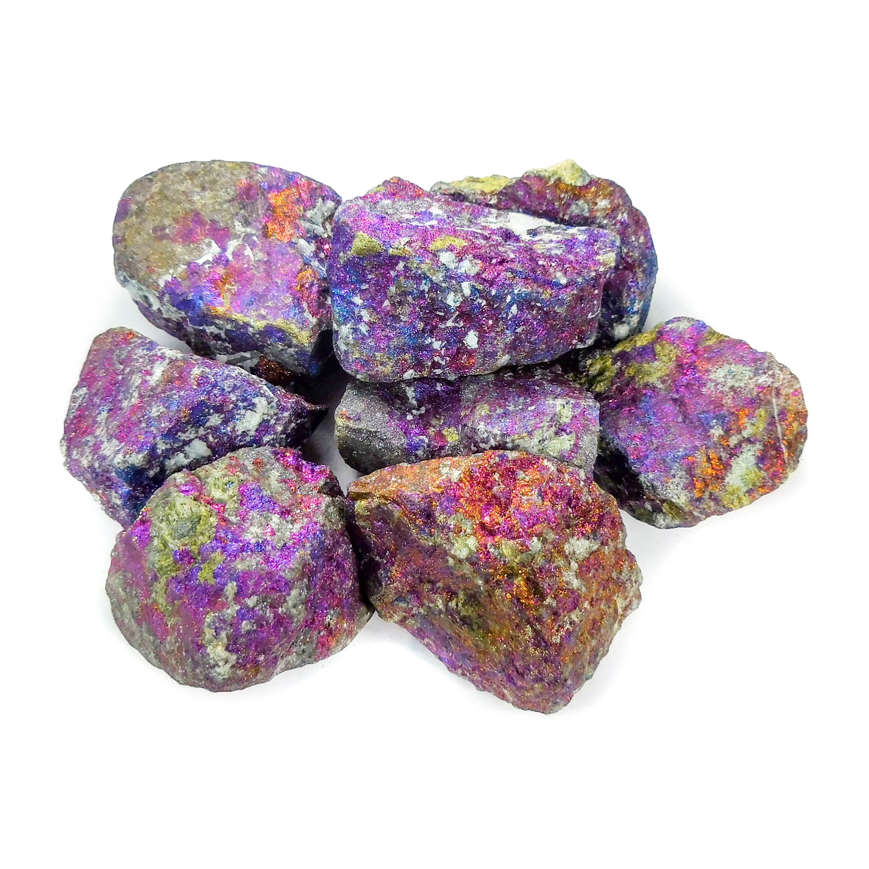 Chalcopyrite (1 Pc) Raw Peacock Ore Amazing Crystals