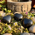 Black Onyx Puffy Heart Crystal Carving Amazing Crystals