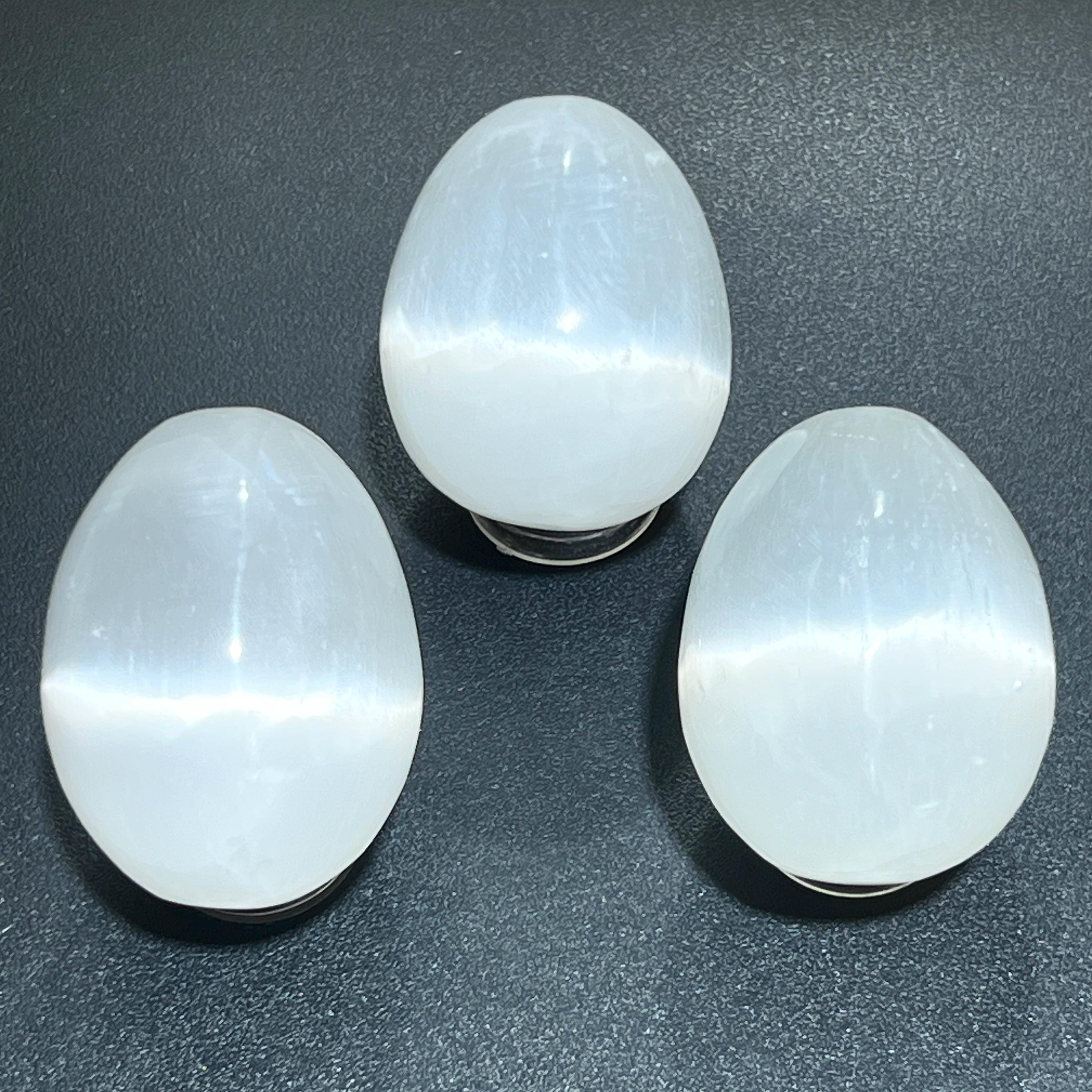 Selenite Crystal Egg Polished Carving Gemstone Decor Wholesale Supply Amazing Crystals