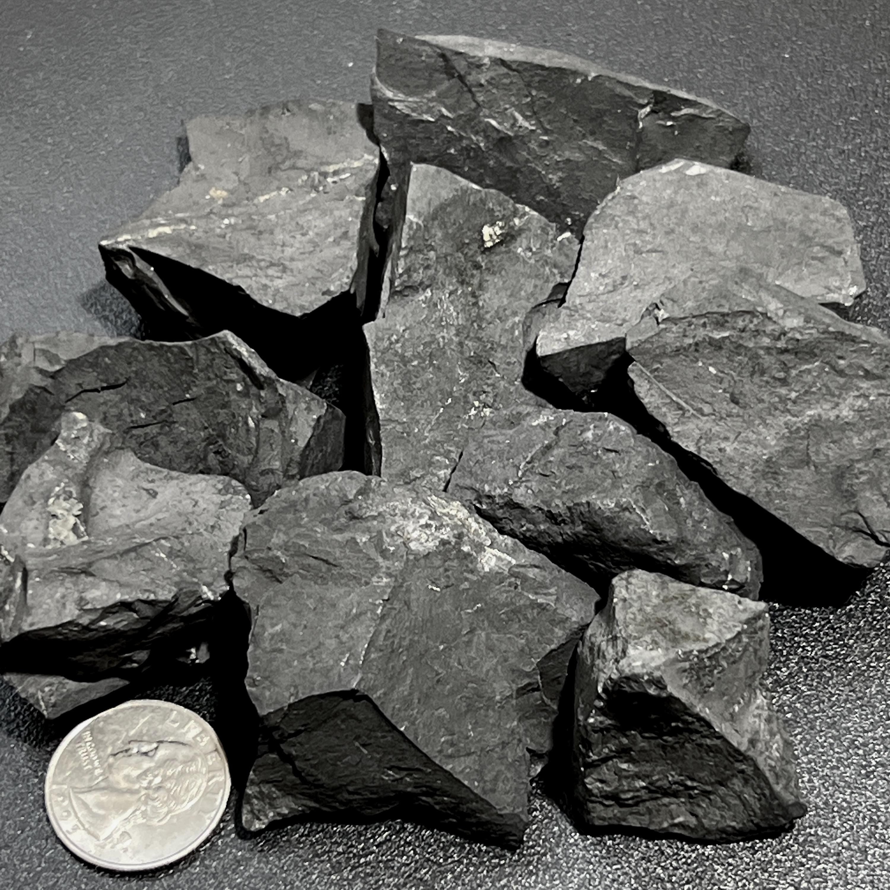Black Shungite Type-2 Rough Raw Stones (By The Piece or Pound) Wholesale Amazing Crystals