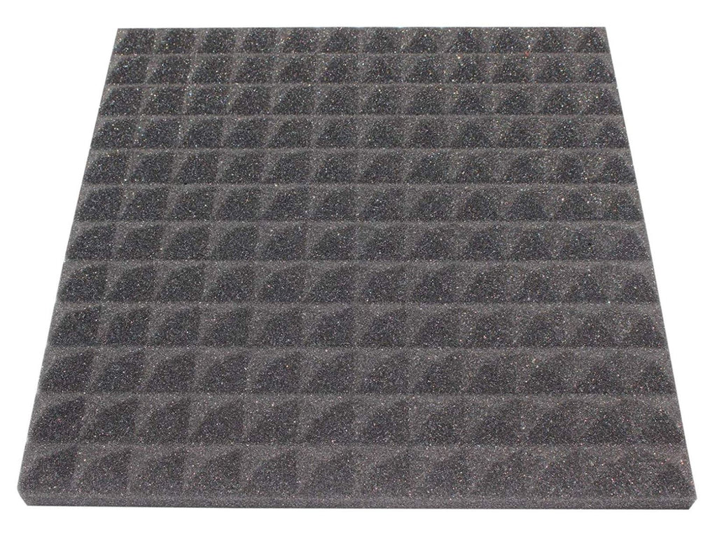 1 Inch Acoustic Foam Pyramid Style Panels - 13 Color Options SoundAssured