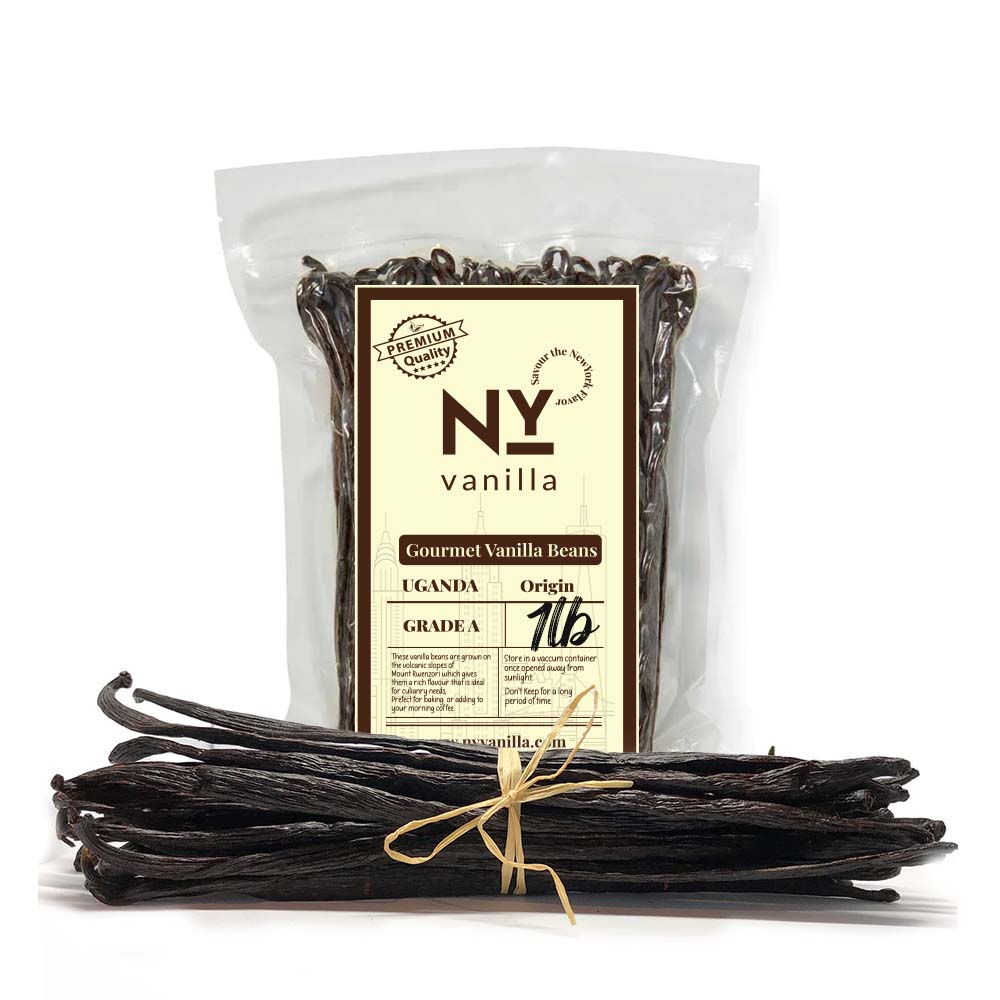 Whole Bulk Vanilla Beans - Order - NON GMO Gourmet Vanilla Pods 6 - 8 Inches For making Baking Whole Premium Vanilla Beans Grade A  by New York Vanilla Akshit