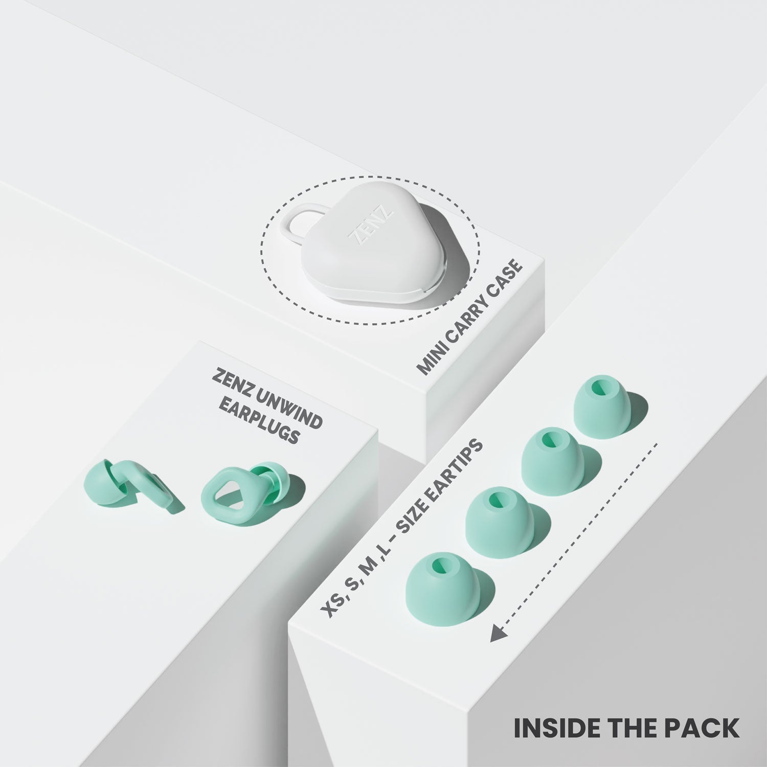 ZENZ - Unwind Earplugs - Mossy Mint ZENZ