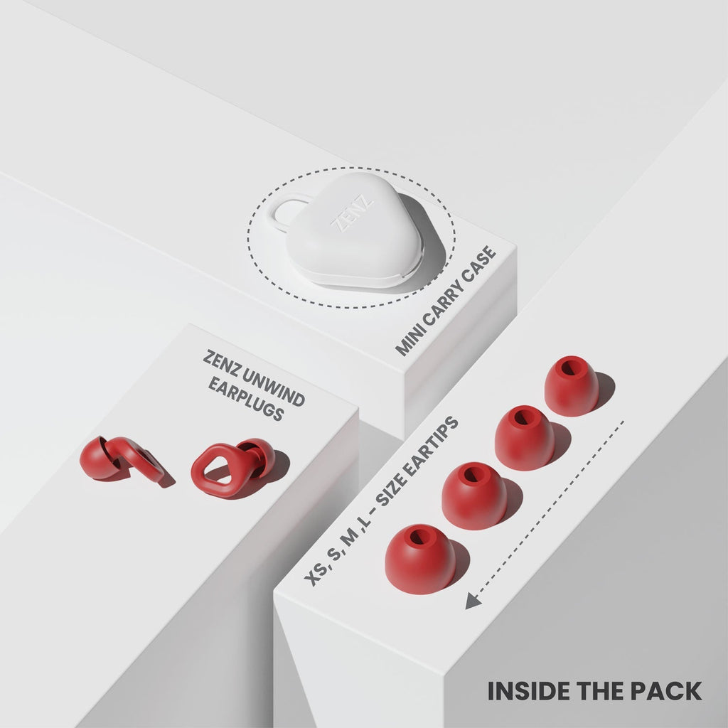 ZENZ - Unwind Earplugs - Fiery Red ZENZ