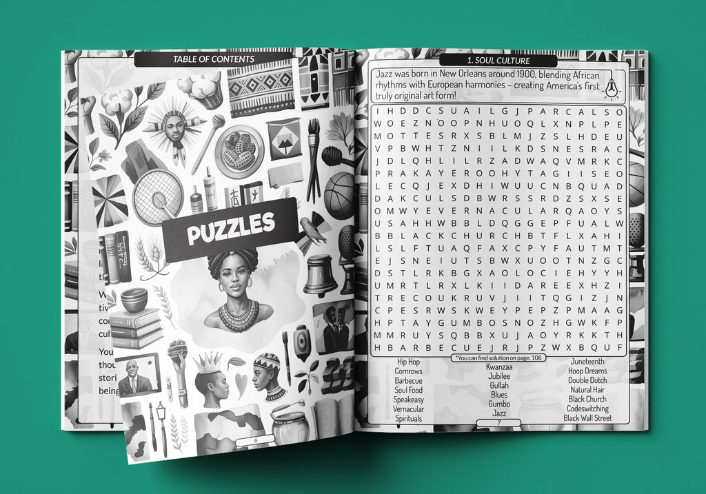 African American Word Search Imani Oliver