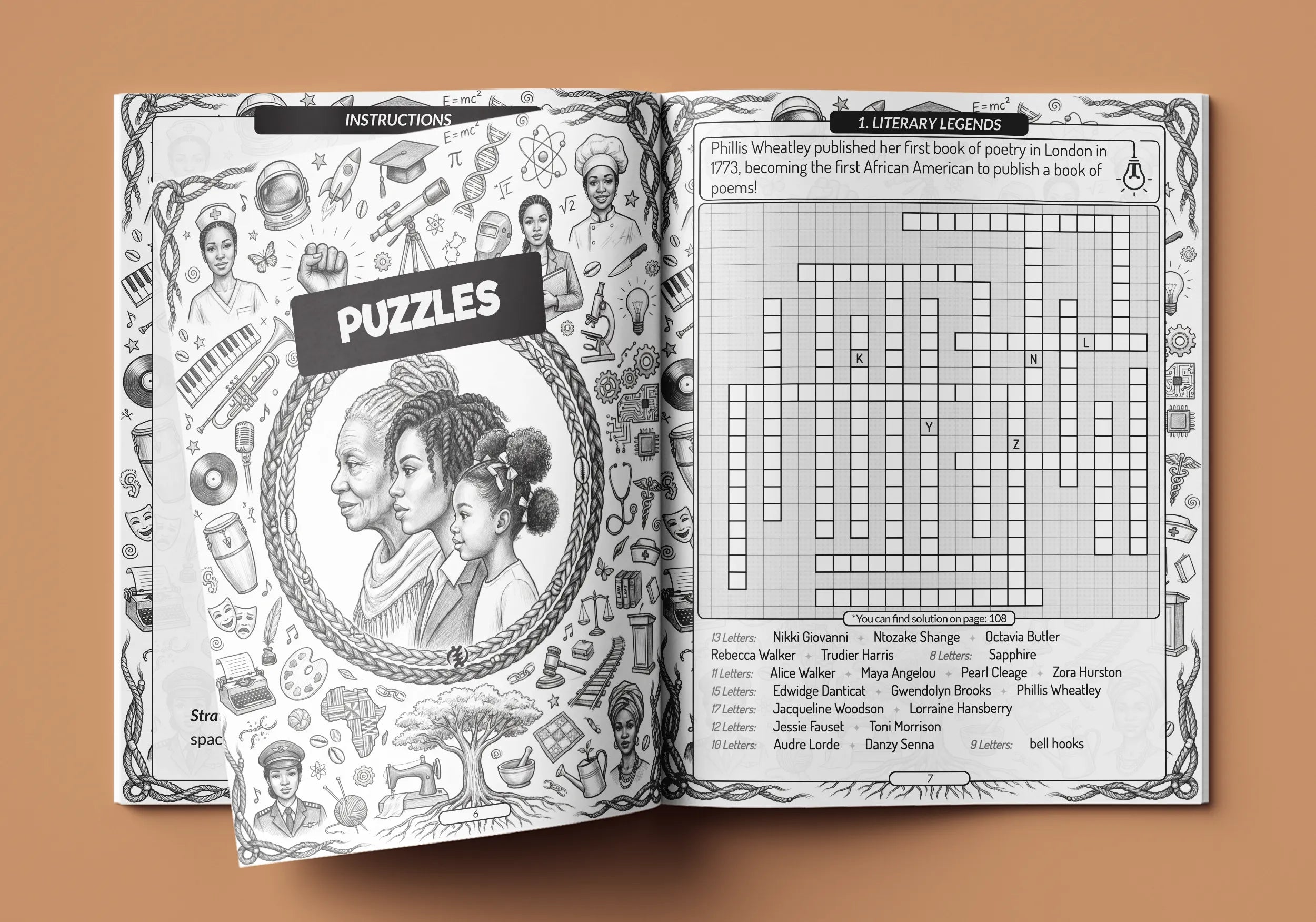 Black Women Fill-In Puzzles Imani Oliver