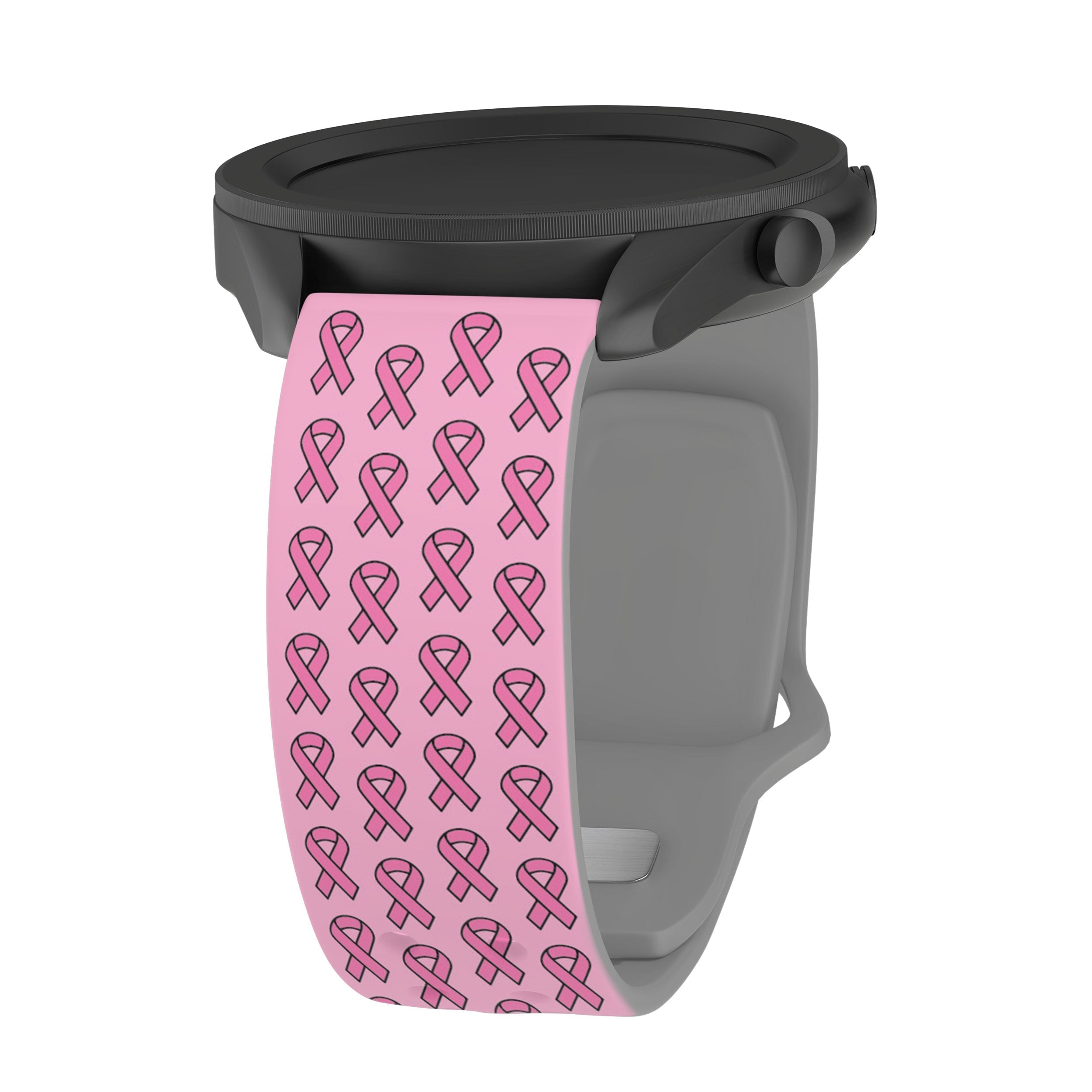 Breast Cancer Awareness HD  Watchband for Samsung, Garmin, Fossil, and More Affinity Bands