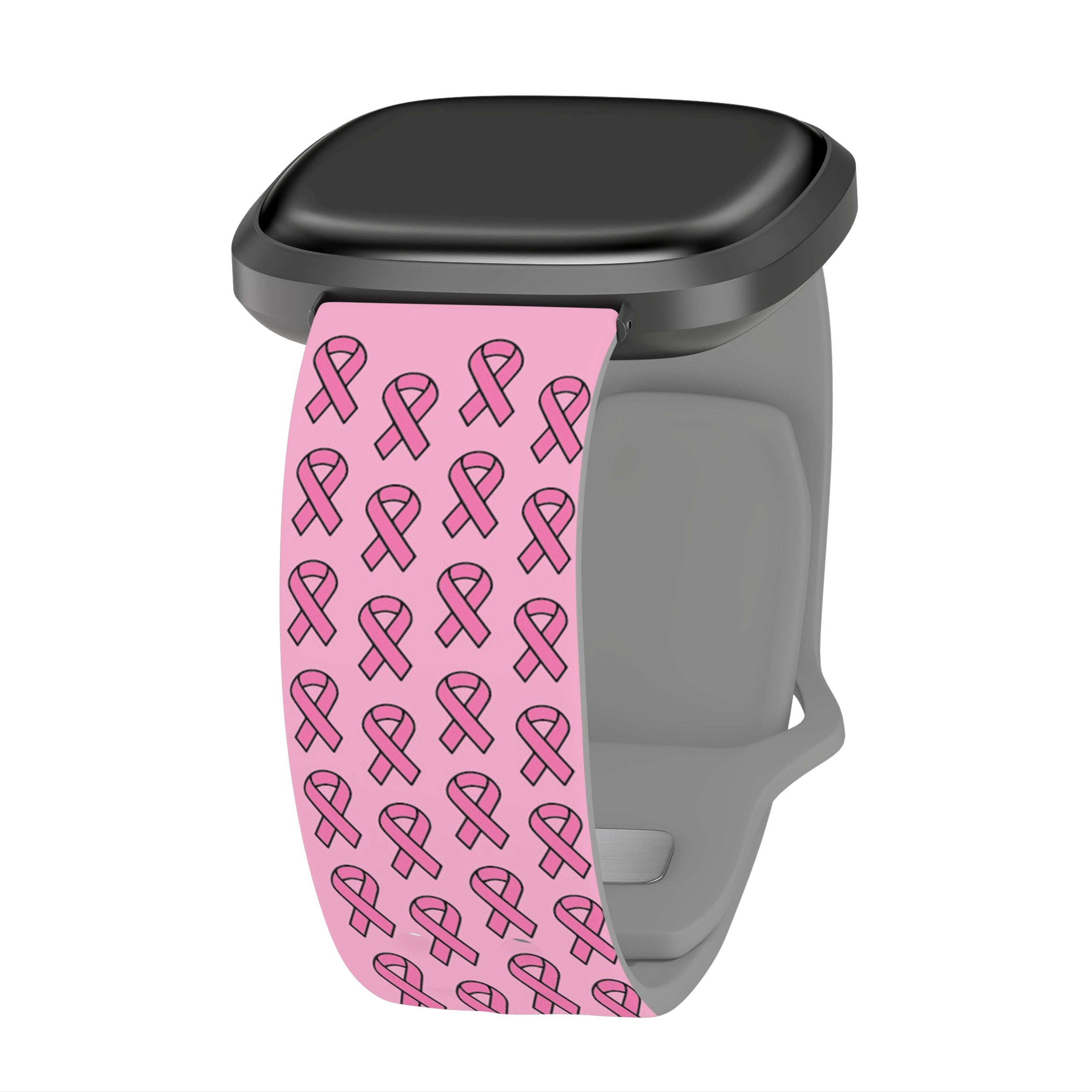Breast Cancer Awareness HD Fitbit Versa 3 & Sense 1 Watch Band Affinity Bands