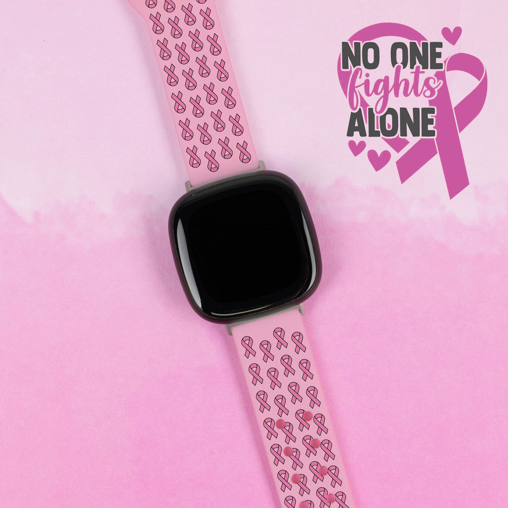 Breast Cancer Awareness HD Fitbit Versa 3 & Sense 1 Watch Band Affinity Bands