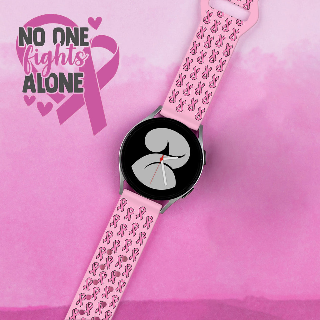 Breast Cancer Awareness HD  Watchband for Samsung, Garmin, Fossil, and More Affinity Bands