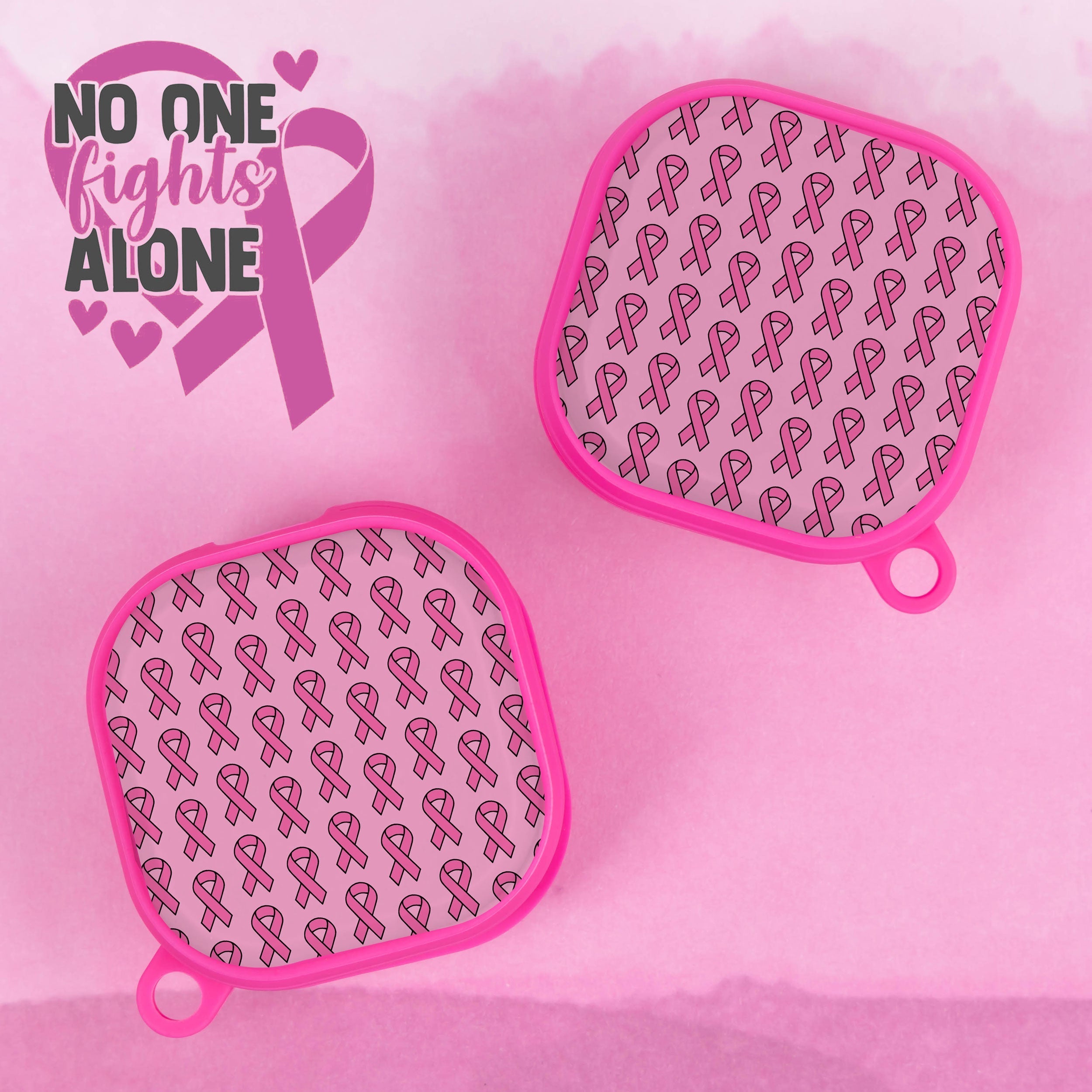 Breast Cancer Awareness HDX Samsung Galaxy Buds Pro & Buds Live Case Cover Affinity Bands