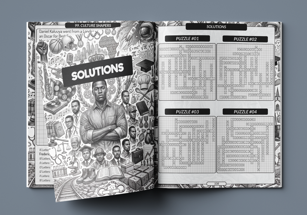 Black Men Fill-In Puzzles Imani Oliver