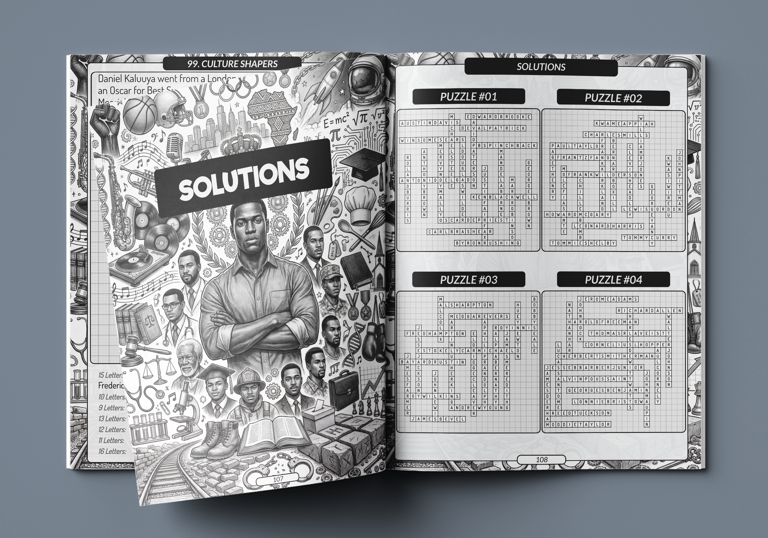 Black Men Fill-In Puzzles Imani Oliver