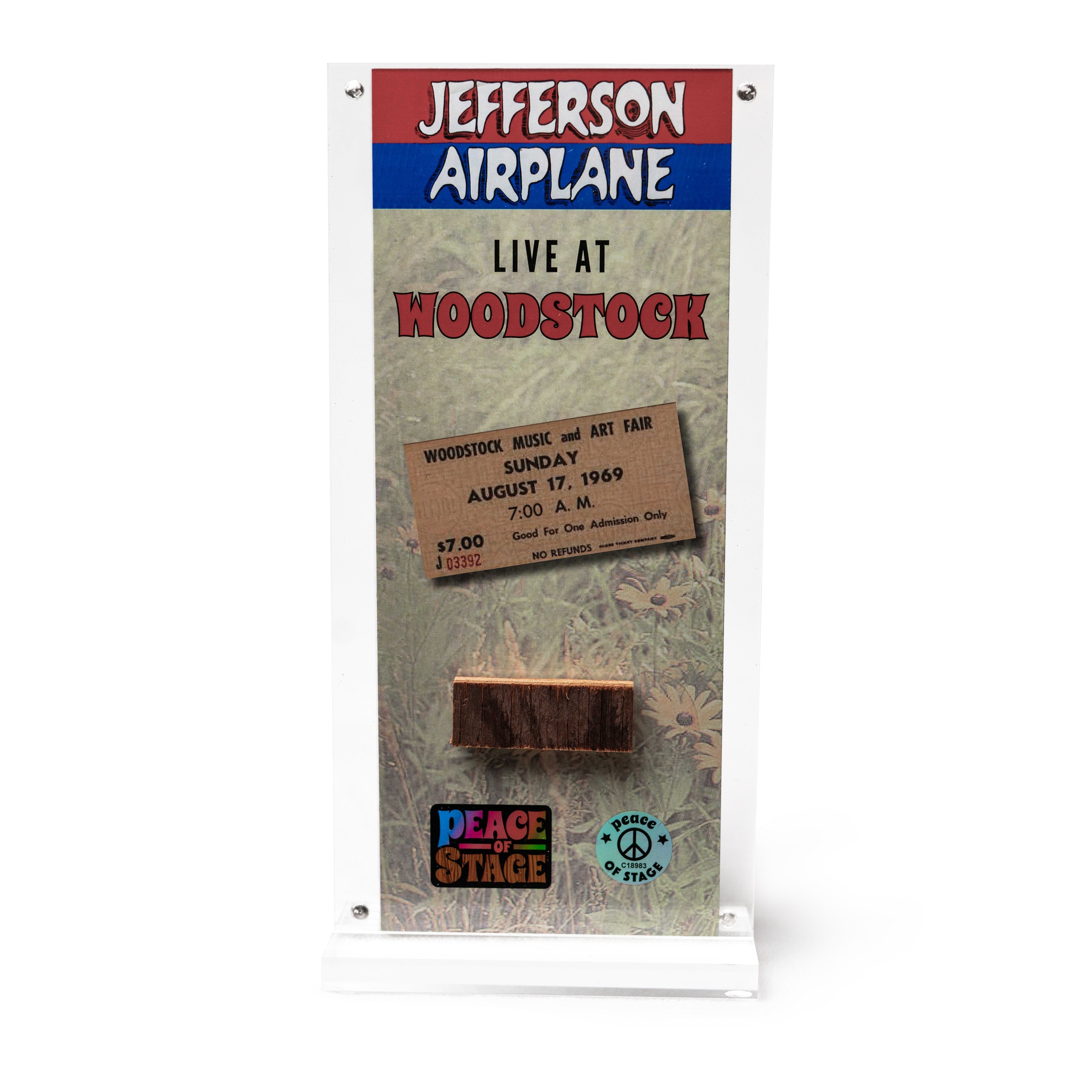 Woodstock Stage Artist Acrylic Frame Peace Of Stage LLC