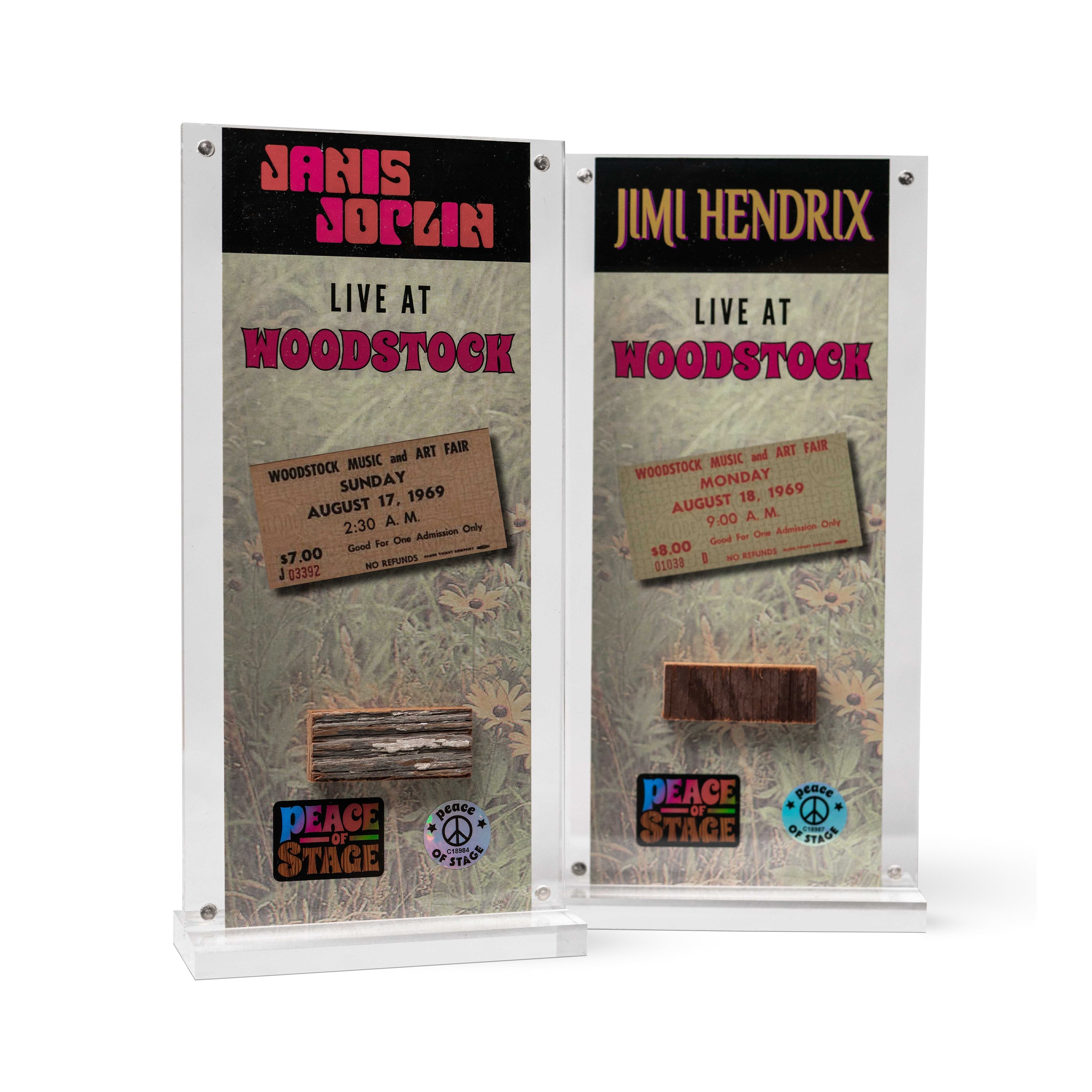 Woodstock Stage Artist Acrylic Frame Peace Of Stage LLC