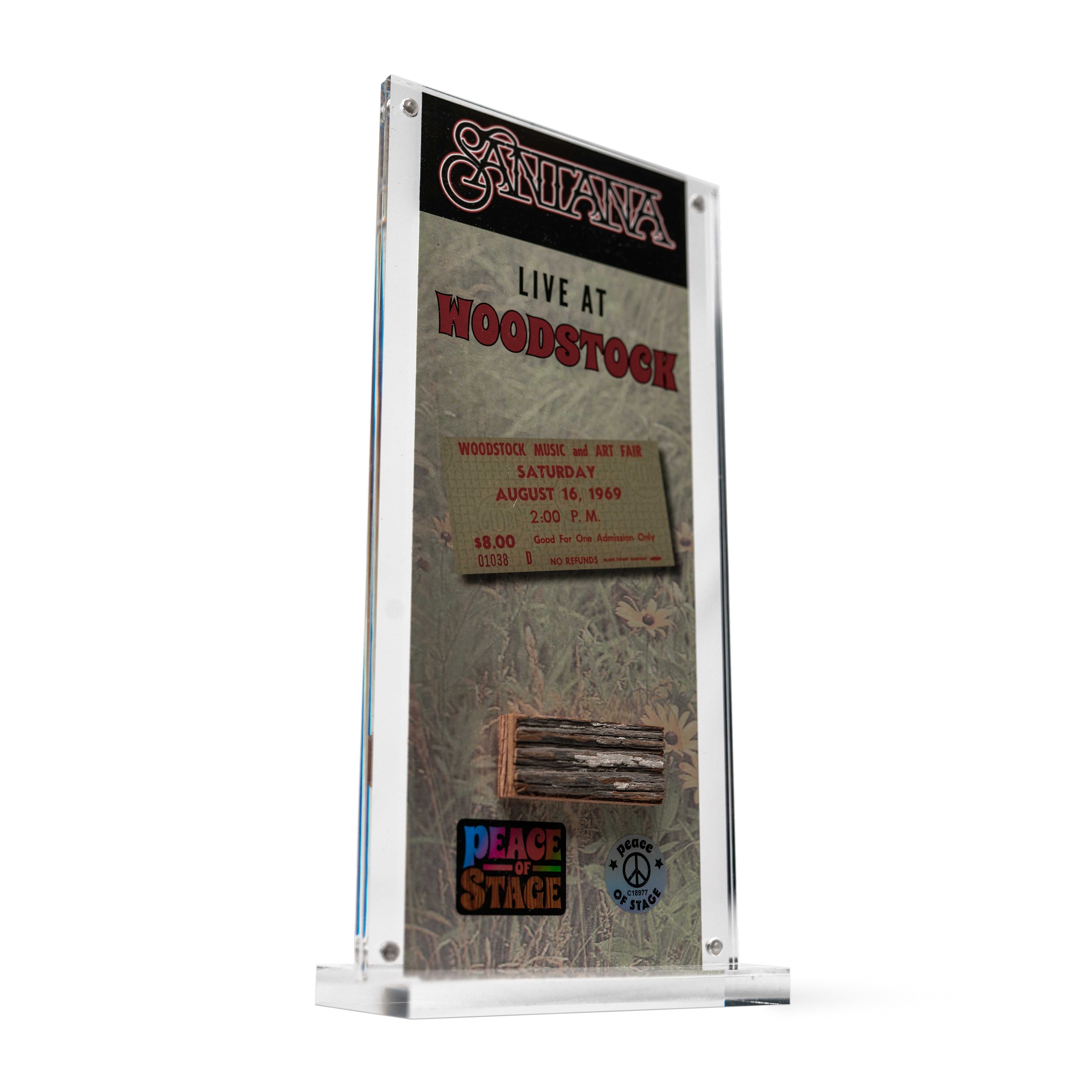 Woodstock Stage Artist Acrylic Frame Peace Of Stage LLC