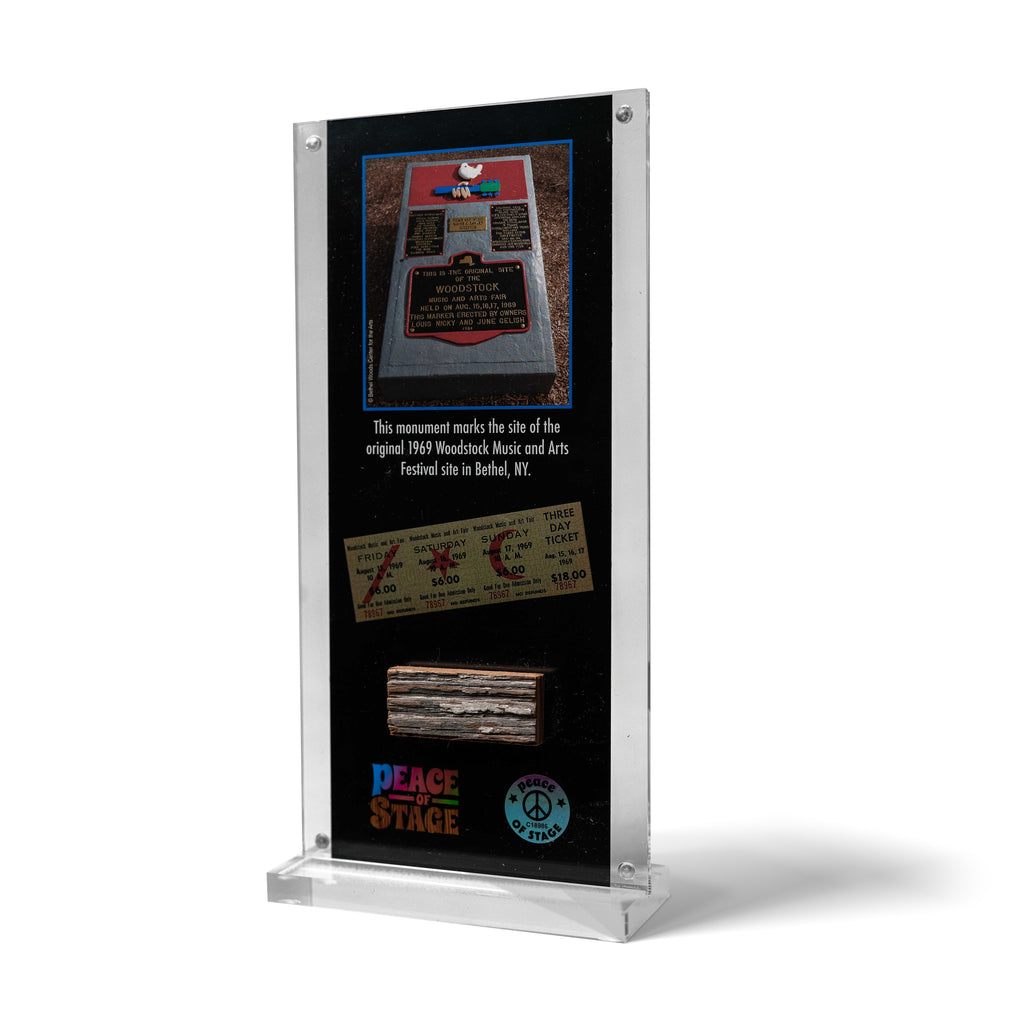 Woodstock Stage Artist Acrylic Frame Peace Of Stage LLC