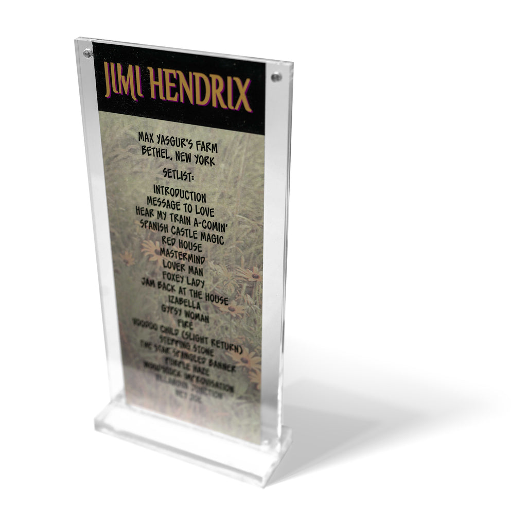 Woodstock Stage Artist Acrylic Frame Peace Of Stage LLC