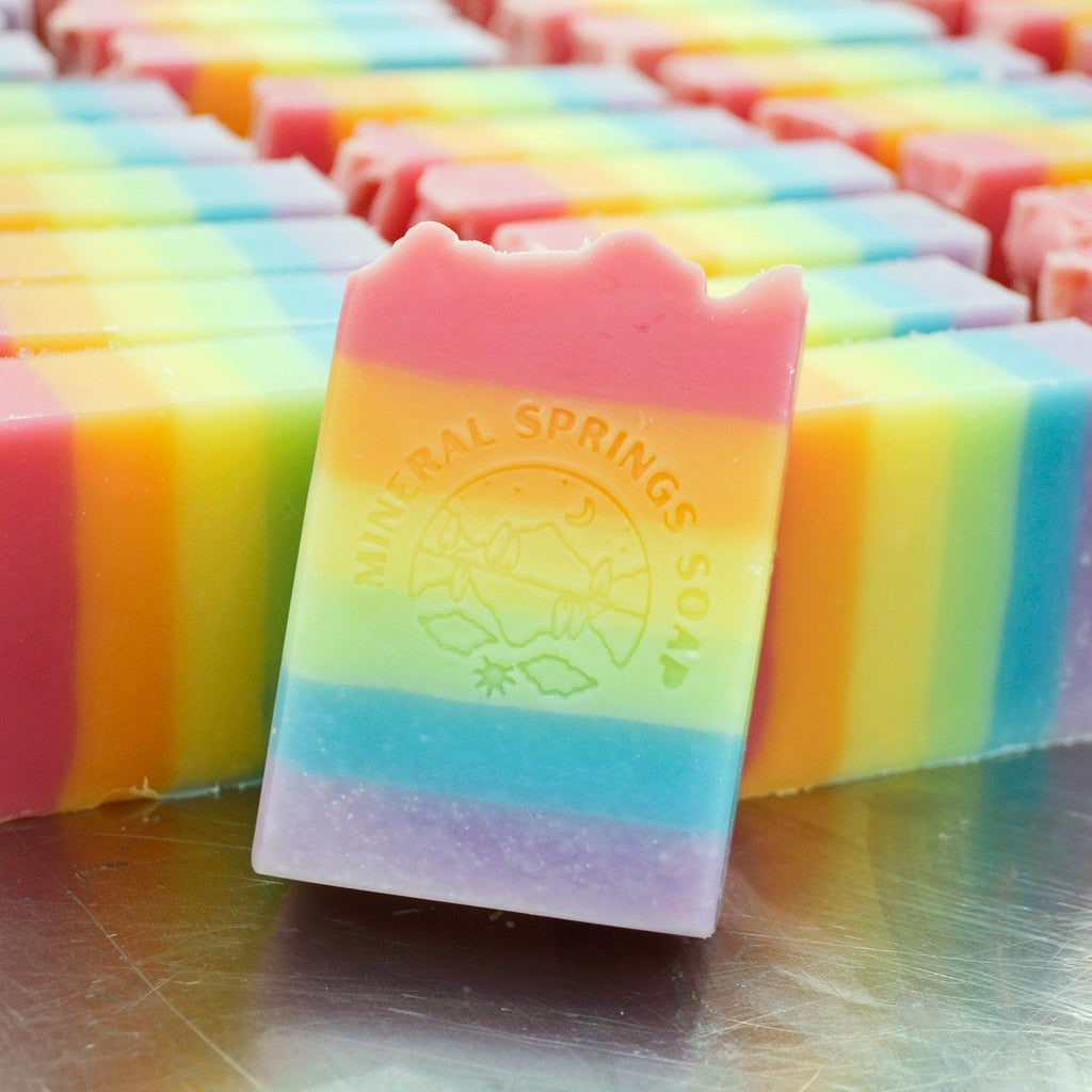 LGBT+ Pride Sparkling Citrus Handcrafted Soap Mineral Springs Soap