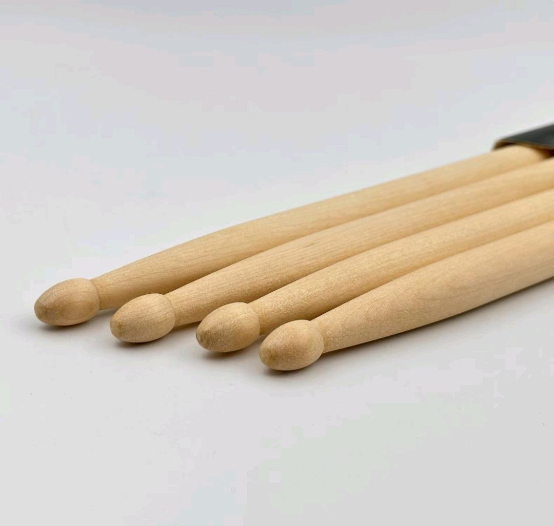 Wooden Drum Sticks (5A) - One Pair (MFA)