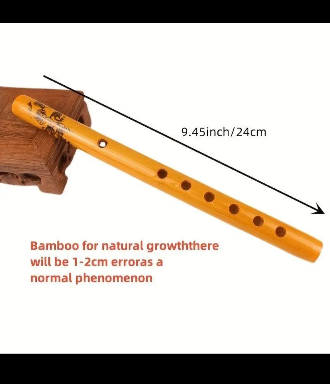 Wooden Flute - MFA (Bamboo)